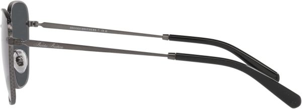 Brooks Brothers mens Bb4063 Square Sunglasses-3