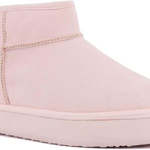 Juicy Couture Women Slip On Winter Boots Warm Microsuede Insulated Fashion Ankle Booties Outdoor Snow Boot-Olden couture by rojita