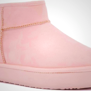 Juicy Couture Women Slip On Winter Boots Warm Microsuede Insulated Fashion Ankle Booties Outdoor Snow Boot-Olden