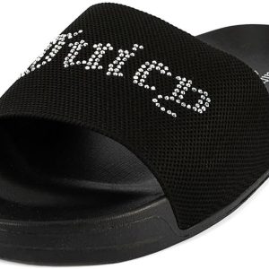 Juicy Couture Slide Sandals, Beach Flats for Women, Summer Shoes juicy seafood and bar