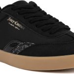 Juicy Couture Women's Lace-Up Fashion Sneaker Shoes – Classic Tennis Trainers for Casual, Comfortable Walking couture meaning