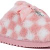 Juicy Couture Women's Faux Fur Slippers – Fuzzy Closed-Toe, Fluffy Winter House Shoes, Comfortable Slip-Ons couture pronunciation