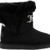 Juicy Couture Girls Winter Boots Warm Insulated Fashion Booties Mid Calf Outdoor Snow Boot for Toddler/Little Kid/Big Kid winter park