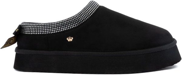 Juicy Couture Women's Cozy Slipper Mule – Plush Indoor Outdoor House Shoe with Memory Foam and Faux Fur Lining-1