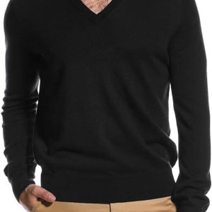 Brooks Brothers Mens Washable Merino Wool V-Neck Sweatshirt Sweater, brothers pizza