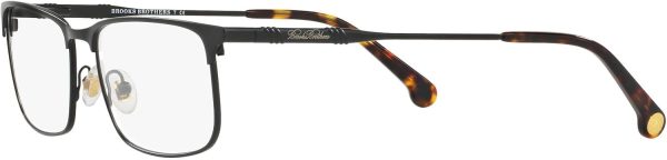 Brooks Brothers mens BB1046 Rectangular Prescription Eyewear Frames bb1046