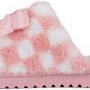 Juicy Couture Women's Faux Fur Slippers – Fuzzy Closed-Toe, Fluffy Winter House Shoes, Comfortable Slip-Ons-4