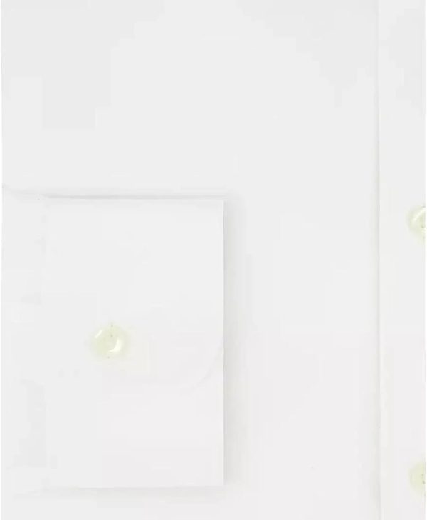 Brooks Brothers B Men’s Regular Fit White Dress Shirt (17" Neck, 32"/33" Sleeves) menards