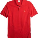 Brooks Brothers Mens Original Fit Mesh Cotton Performance Polo Shirt Bright White originality ai