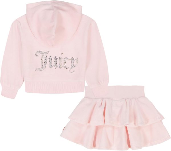 Juicy Couture girls 2 Pc Skirt Set-1