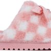 Juicy Couture Women's Faux Fur Slippers – Fuzzy Closed-Toe, Fluffy Winter House Shoes, Comfortable Slip-Ons scholar