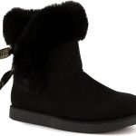Juicy Couture Women's Slip On Winter Snow Boots Warm & Insulated Fur Lining Comfortable Fashion Booties-0
