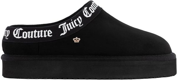 Juicy Couture Women's Cozy Slipper Mule – Plush Indoor Outdoor House Shoe with Memory Foam and Faux Fur Lining-1