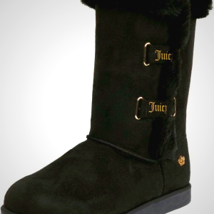 Juicy Couture Women's Tall Slip On Winter Snow Boots Warm & Insulated