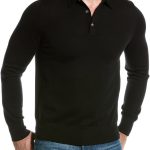 Brooks Brothers Mens Merino Wool Long Sleeve Soft Knit Polo Shirt, wool jacket
