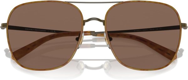 Brooks Brothers Men's Bb4067j Aviator Sunglasses-4
