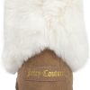 Juicy Couture Women’s Winter Boots – Faux Fur Lined Ankle Booties with Bow Accent, Cozy Slip On Fashion Shoes sora2