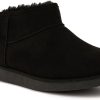 Juicy Couture Women Slip On Winter Boots Warm Microsuede Insulated Fashion Ankle Booties Outdoor Snow Boot-Olden juicy beauty