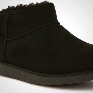 Juicy Couture Women's Slip-On Winter Boots: Warm Microsuede Ankle Booties