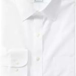 Brooks Brothers B Men’s Regular Fit White Dress Shirt (17" Neck, 32"/33" Sleeves) bing