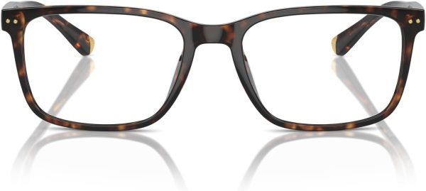 Brooks Brothers mens Bb2064u Universal Fit Rectangular Prescription Eyewear Frames universal tracking