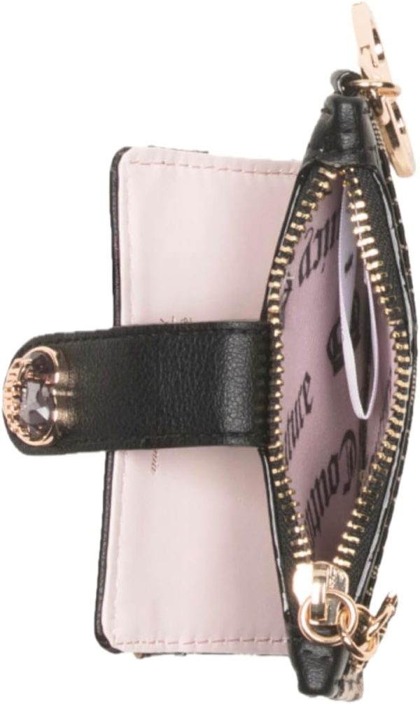 Juicy Couture Women's Starry Night Card Case Wallet with Keychain, Black/beige starry night lego
