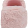 Juicy Couture Women's Faux Fur Platform Slippers – Fluffy Cozy Indoor Outdoor Slip-On House Shoes faux fur jacket