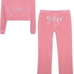 Juicy Couture Women's Bling Velour Tracksuit juicy seafood