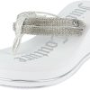 Juicy Couture Wedge Platform Flip Flop: High-Fashion, Soft Beach Sandal, Thong-Style Slide wedge pillow