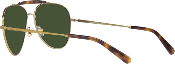 Brooks Brothers mens Bb4062 Aviator Sunglasses-4