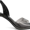 Juicy Couture Women's High Heels - Slingback Dress Sandals Featuring Lucite Strap and Dazzling Rhinestone Logo Embellishments sephora