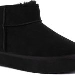 Juicy Couture Women Slip On Winter Boots Warm Microsuede Insulated Fashion Ankle Booties Outdoor Snow Boot-Olden juicy couture