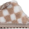 Juicy Couture Women's Faux Fur Slippers – Fuzzy Closed-Toe, Fluffy Winter House Shoes, Comfortable Slip-Ons couture pop ups