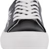 Juicy Couture Women's Platform Sneaker Glitter Script Logo – Casual Lace-Up Shoes for Everyday Style - Aurelie juicy seafood restaurant