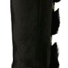 Juicy Couture Women's Tall Slip On Winter Snow Boots Warm & Insulated Fur Lining Comfortable Fashion Booties-2