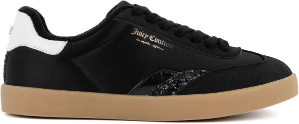 Juicy Couture Women's Lace-Up Fashion Sneaker Shoes – Classic Tennis Trainers for Casual, Comfortable Walking sora