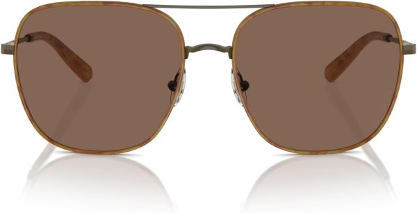 Brooks Brothers Men's Bb4067j Aviator Sunglasses brooks