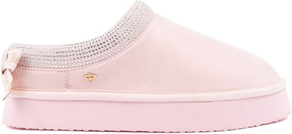 Juicy Couture Women's Cozy Slipper Mule – Plush Indoor Outdoor House Shoe with Memory Foam and Faux Fur Lining-1
