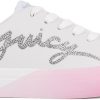 Juicy Couture Women's Platform Sneaker Glitter Script Logo – Casual Lace-Up Shoes for Everyday Style - Aurelie couture by rojita
