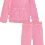Juicy Couture baby-girls 2 Pc Velour Pant Set juicy couture