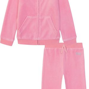 Juicy Couture baby-girls 2 Pc Velour Pant Set juicy couture