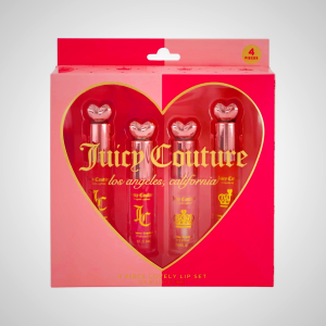 Juicy Couture 4 Pack Lip Oil Set - Cherry, Rose, Raspberry, Watermelon