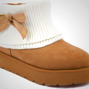 Juicy Couture Women’s Fashion Boots – Cozy Ankle Booties with Chunky Lug Sole, Soft Upper, and Pull-On Fit for Cold Weather Comfort