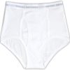 Brooks Brothers Men's Regular Fit Combed Cotton Stretch Briefs Underwear 3 Pack, skims