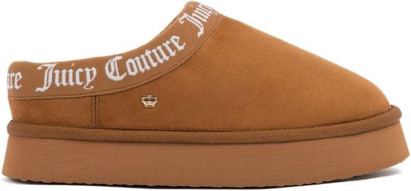 Juicy Couture Women's Cozy Slipper Mule – Plush Indoor Outdoor House Shoe with Memory Foam and Faux Fur Lining-1