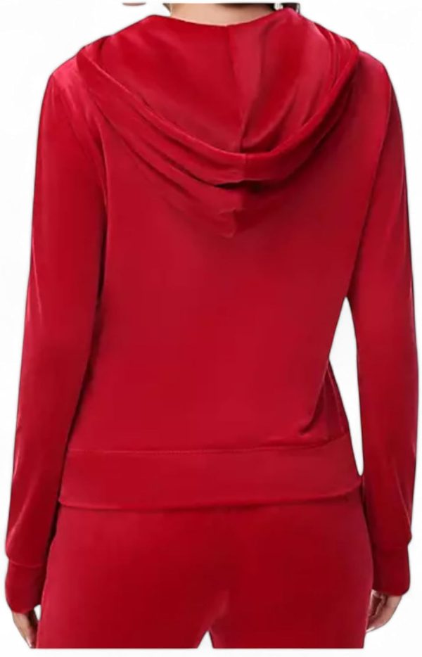 Juicy Couture Women's Bling Velour Hoodie-3