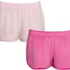 Juicy Couture Women's 2-Pack Sleep and Lounge Velvet Fleece Dolphin Shorts-4