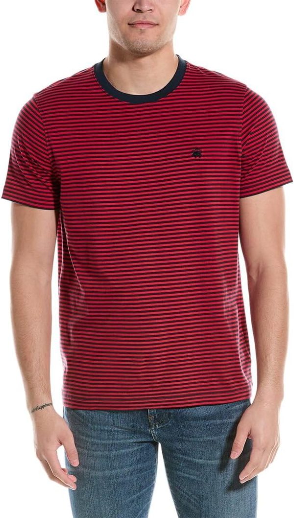 Brooks Brothers Feeder Stripe T-Shirt brooks glycerin 22