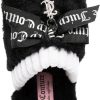Juicy Couture Women's Faux Fur Slippers – Fuzzy Closed-Toe, Fluffy Winter House Shoes, Comfortable Slip-Ons-2