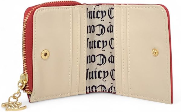Juicy Couture Women's L Zip Card Case Wallet (Lovely Day Cool Red)-2